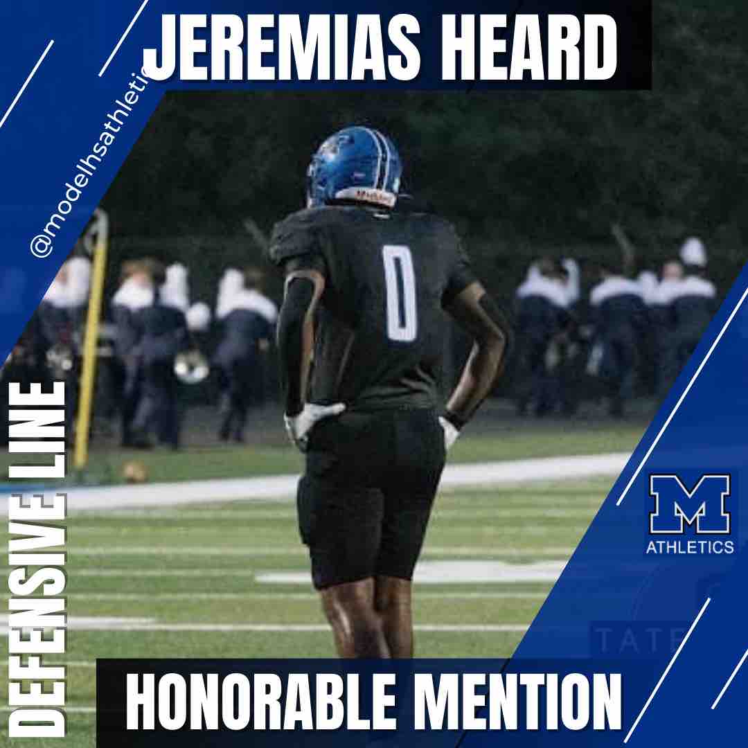 ModelHSAthletic's tweet image. More accolades have come in for some of our football players. Javon Samples leads the way by making the Recruit Georgia All-State 1st Team Defense. Jeremias Heard and Riley Davis also made the Honorable Mention team. We are extremely proud of all 3 of these individuals!