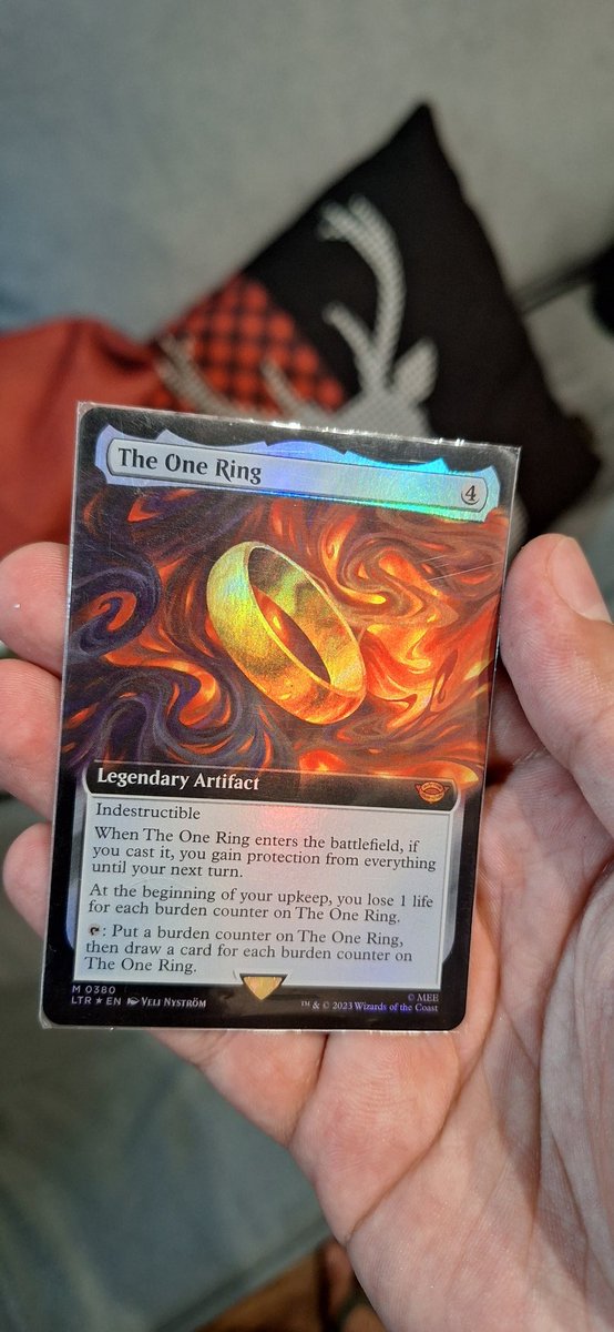_FNicolas's tweet photo. Repassando The One Ring EX Foil [380].

Interessados, inbox.
#mtg #magic #magicthegathering #LOTR #magiclotr #Magic_card https://t.co/7YgrnezMpg