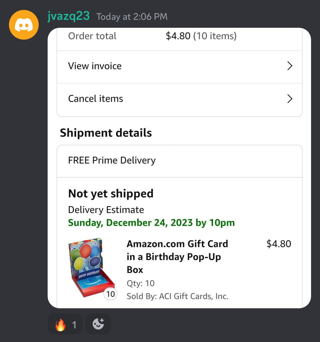 ProfitHaven_'s tweet photo. ANYONE WANT FREE $50 GIFT-CARDS ?

AMAZON GAVE US $50 GIFT-CARDS FOR $0.48 

WE HAVE SO MANY TO GIVE OUT 

LIKE AND RETWEET AND OPEN YOUR DMS 🎁 https://t.co/7l7zJbqlgM