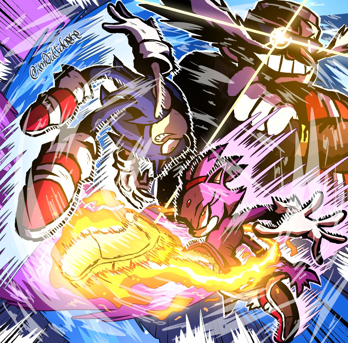 im0uttahere's tweet photo. [ORIGINAL GROOVE RUSH]

SONIC VS BLAZE https://t.co/8nUWF84i8H