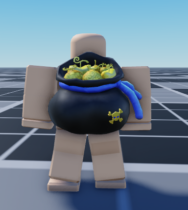 MagicbusYT's tweet image. On todays stream I will be dropping my first FREE limited UGC item! To celebrate 1 million subs you can grab yourself this golden devil fruit collectors bag 😇

regular version will also be available from today and will not be limited. Models by @SonsofFun