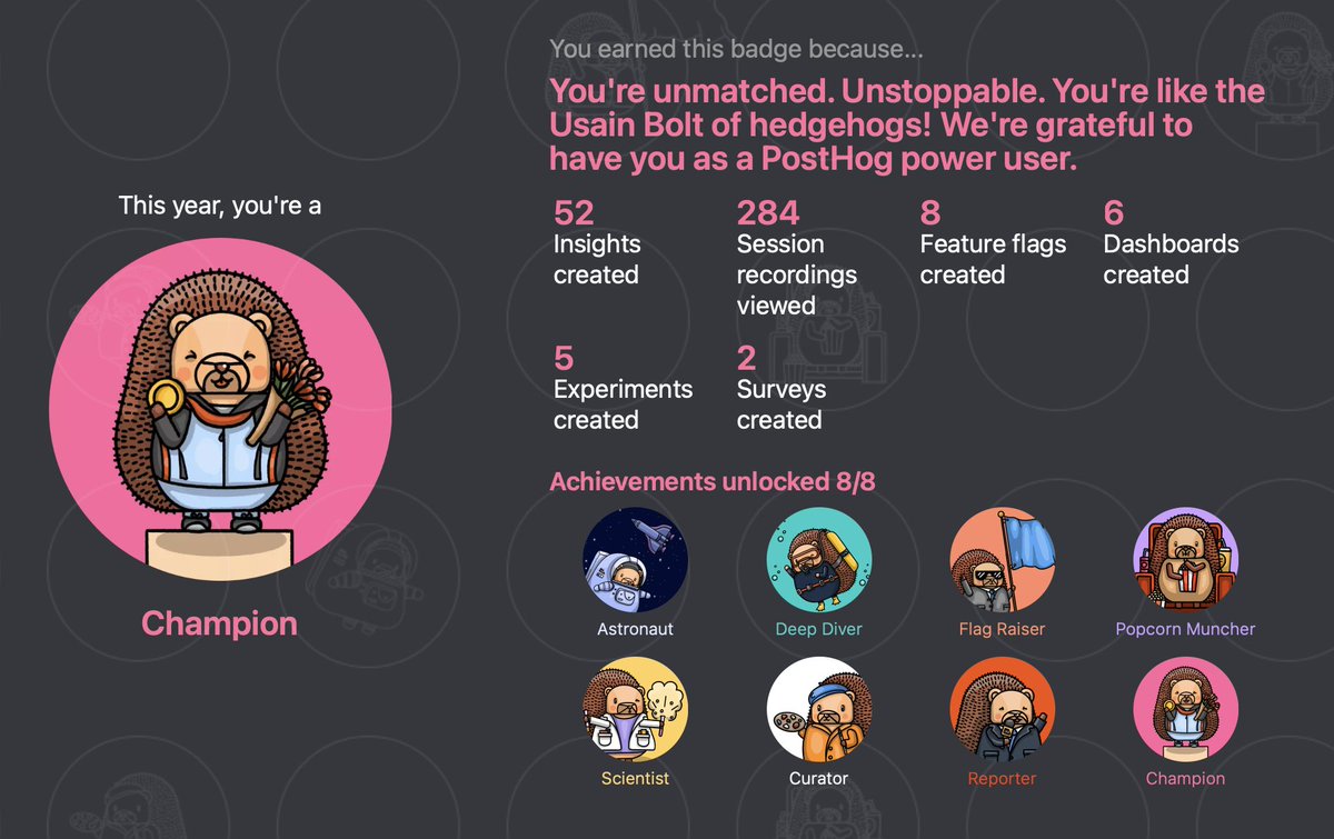 it's the most-used tool in my stack - everything from customer profiling to journey analysis. can't recommend @posthog enough. #PostHogUnwrapped