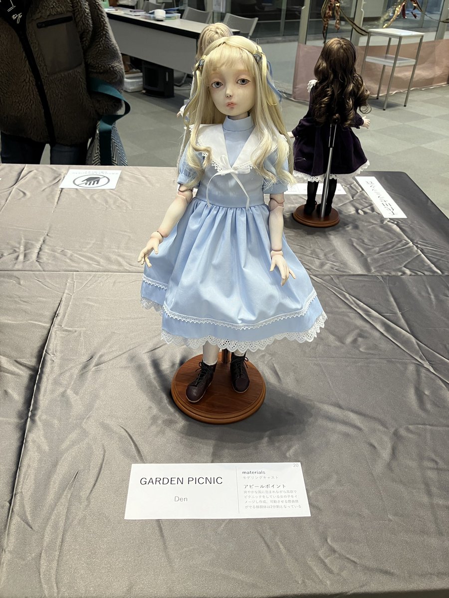 DollNEI__'s tweet photo. お邪魔しました！
たくさんの作家の方の作品を一��に見られる機会ってそれだけでありがたいです
きれいな作品がたくさんでとっても勉強になりました！
活かせるかは自分次第ですが……
 #第４回My・クリエイティブドール展 https://t.co/OtzRtQ8wcb