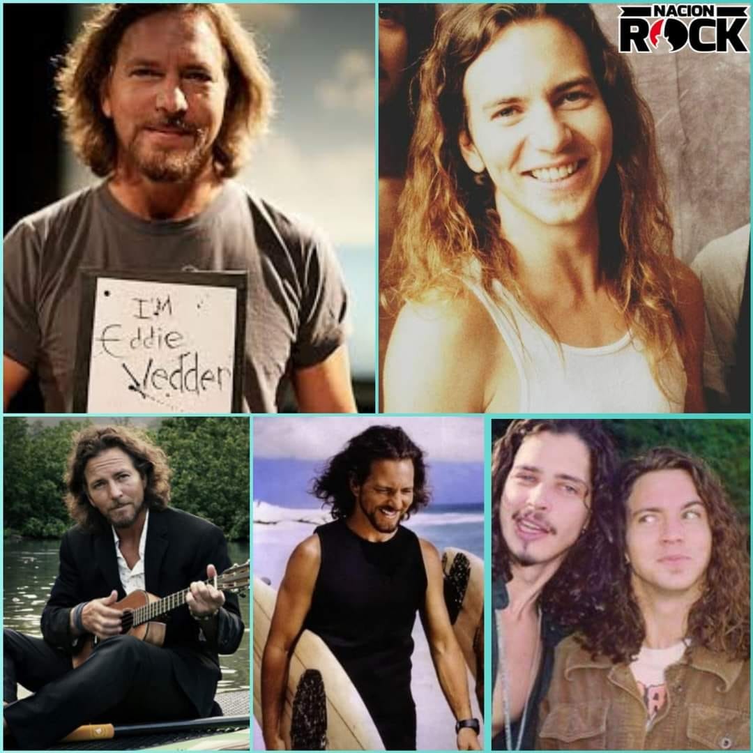 Nacion_Rock's tweet photo. Hoy se celebra a un grande del rock. Es el cumpleaños (59) de Eddie Vedder, voz de Pearl Jam e ícono de toda una generación ¡Gracias por tanto y Felicidades ! 🤟👏🎈🥂 https://t.co/rOnCIBZTCe