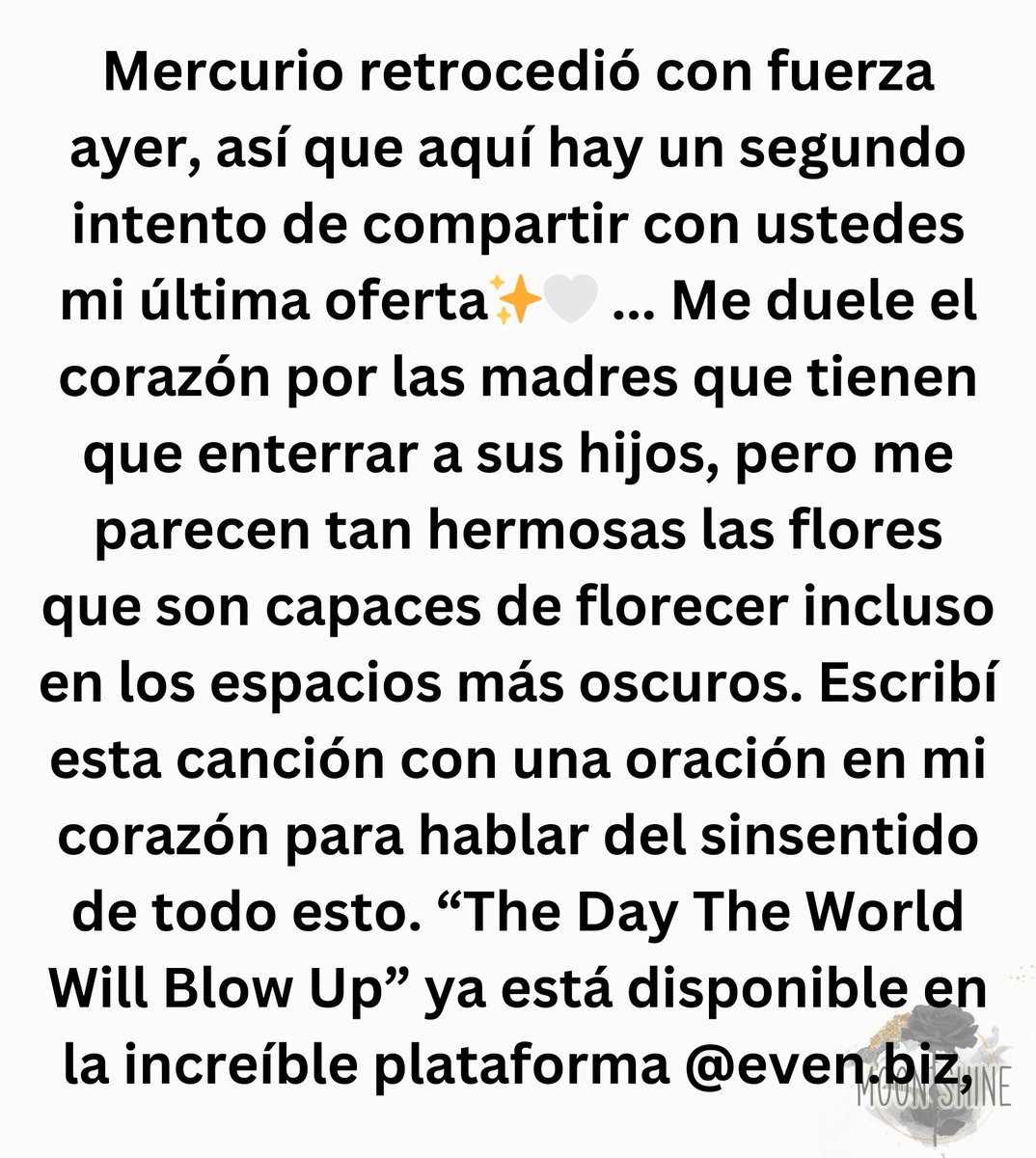 MoonshineTeam's tweet photo. #IG | Lauren en su publicación 📱

" La canción cuesta $3 en EVEN, una parte de las ganancias se destinará a MECA y al Go FundMe de FAH, que suministra fondos a familias sudanesas en Egipto."
https://t.co/KZfNdJh2iD
https://t.co/hWIpBNBEPN https://t.co/ljlsjiamoO