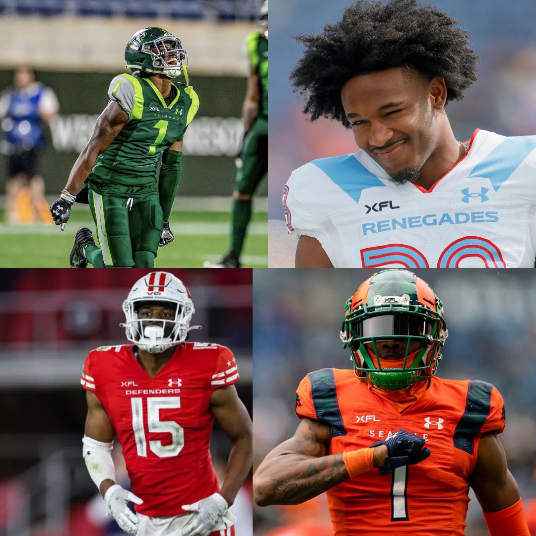 My Top XFL CB Conference going into the 2024 Season:
Expect these top corners to show out for the upcoming 2024.

CJ Holmes an all SWAC CB from Jackson State will walk into the 2024 season healthier and stronger as he looks to turn into an ALL-Pro player. Holmes Showed some