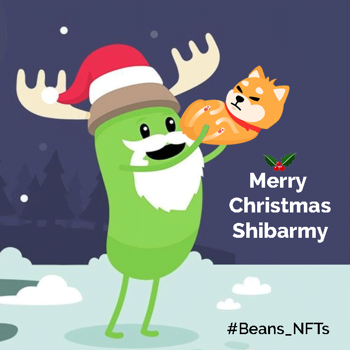 Merry Christmas #shibarmy @ShytoshiKusama #SHIBARMYSTRONG #beansnft @BEANS_nfts