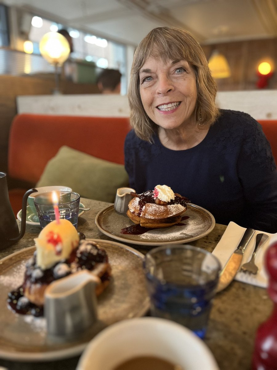 This is my mum. Today she turned 70! She’s a f**king rockstar and I love her to bits.x