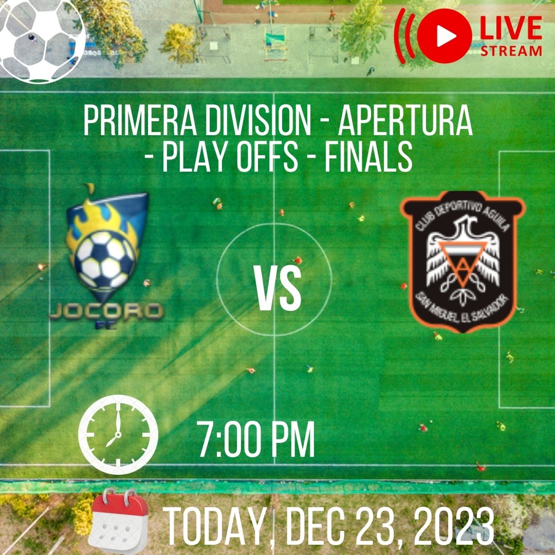 winm04658's tweet photo. ‼️ 𝕄𝕒𝕥���𝕙 𝔻𝕒𝕪 ‼️

Aguila vs Jocoro

LIVE STREAM GAME LINK👉: https://t.co/dJJBhVQOo6

📅 23.12.2023 
⏲️ 7:00 PM
⚽🌴 PRIMERA DIVISION - APERTURA - PLAY OFFS - FINALS
 🔥

#jocorovsaguila 
#jocoro
#aguila 
#playoffs 
#Finals 
#primeradivisionapetura https://t.co/QuMeFDaUyN