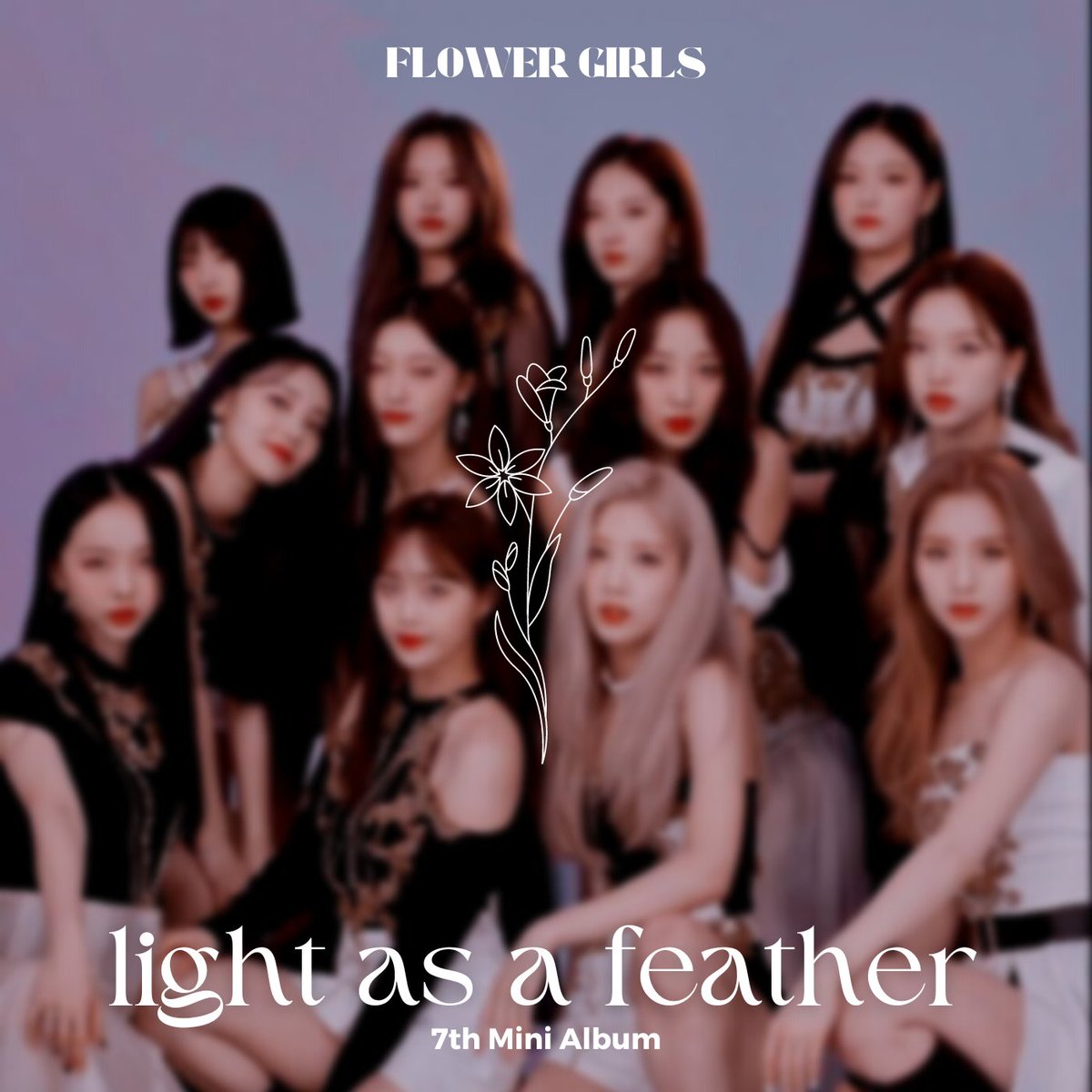 TLUMUSIC_off's tweet photo. FLOWER GIRLS 7th Mini Album
✿ Light as a Feather

"No more fairy tale... Flames blossom, moonlight shimmers" 
January 6th, 2024 Release

#FLOWERGIRLS https://t.co/KwixKeGzmC