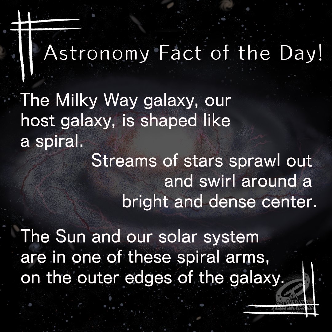 eeshadg's tweet photo. You can actually see the center of our galaxy from Earth in the night sky with your naked eyes! Next time you're under a dark sky, look south towards Sagittarius. That's where the Milky Way's center is!

Art is what I drew for the Spiral Galaxy card in @astrocardgame https://t.co/yIKxMBbWru