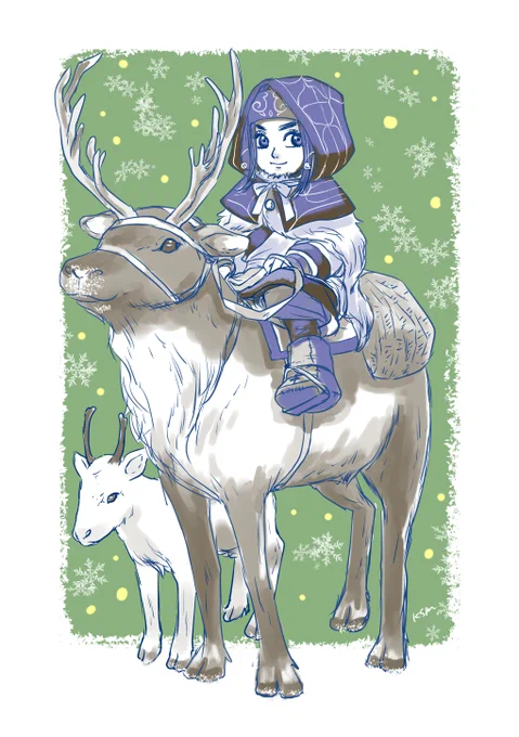 過去絵ですがクリスマスっぽいの