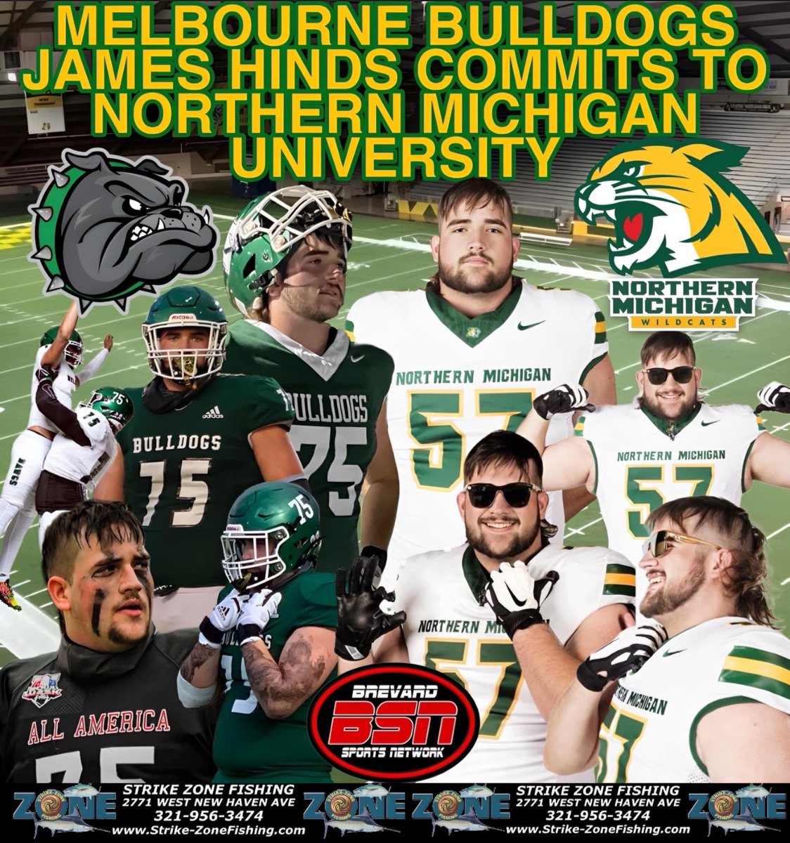 SportsBrevard's tweet image. BSN #RECRUITINGUPDATE: @MHSdogsfootball  @Hinds_football COMMITS TO @NMU_Football

Read the write up here: facebook.com/share/p/ZKz7pa…