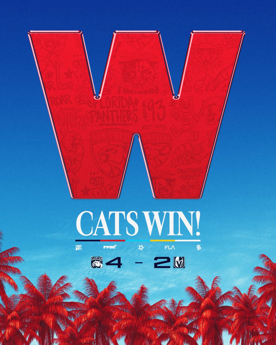 FlaPanthers's tweet photo. THE BEST PRESENT OF ALL

🗣️ CATS WIN!!!!!!!!!!!!!! https://t.co/GLCBTkGbiq