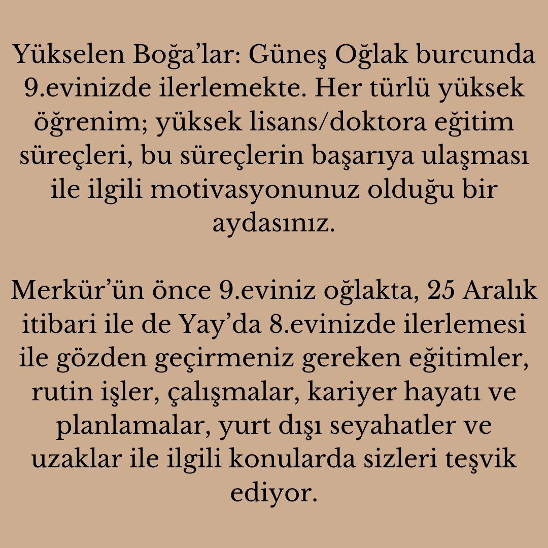 Güneş Oğlak burcunda! Burcunuza etkileri için göz atabilirsiniz: Part-I : Yükselen Koç- Boğa #koçburcu #boğaburcu #merkürretrosu