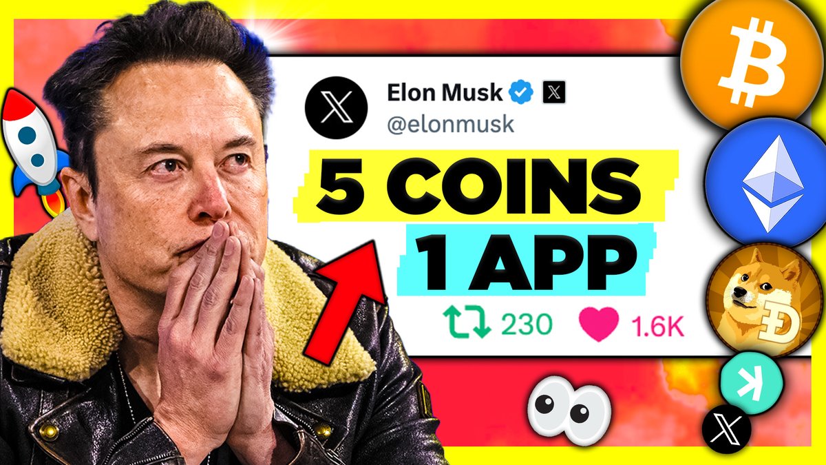 If Elon Musk does integrate crypto into X... These 5 altcoins would be it. See here👇 >> youtu.be/9bhu6PQjiEE