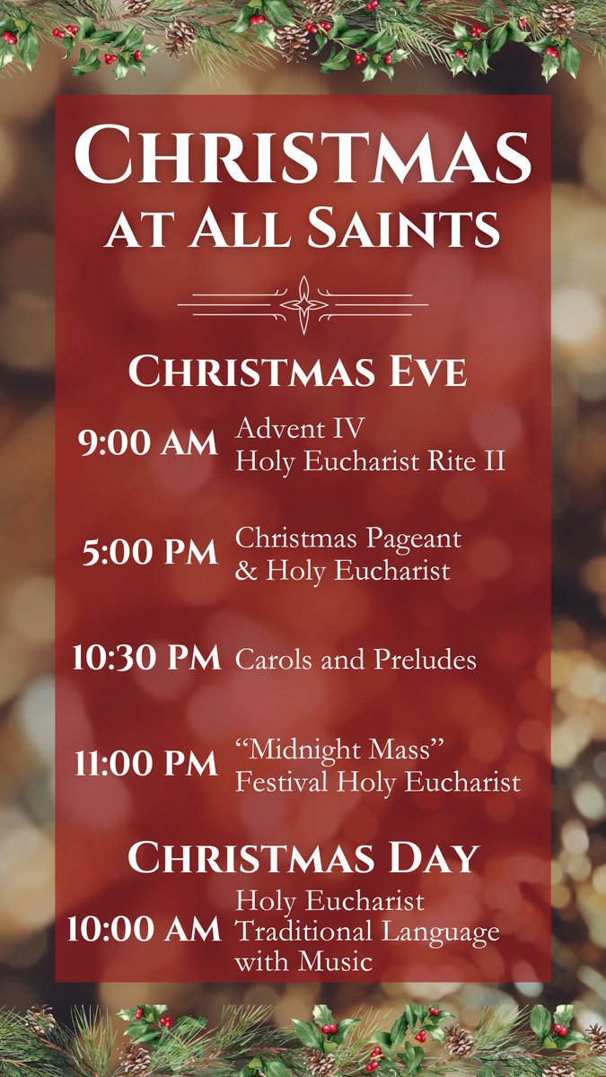 AllSaintsECB's tweet photo. Join us this Christmas!

#episcopal https://t.co/RBZ3oOxIF2