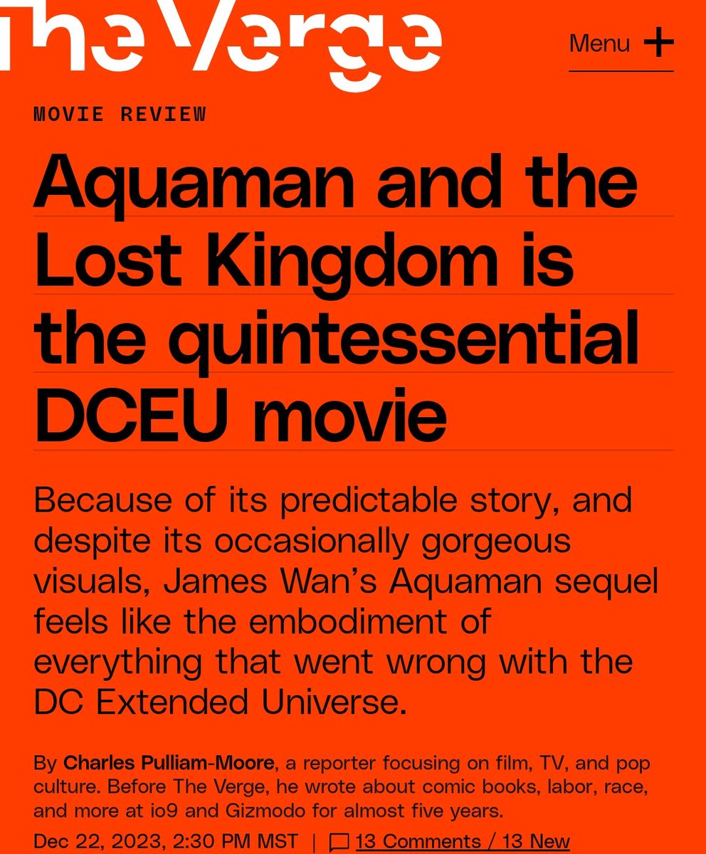 Ironically, what went wrong with the DCEU was that @JamesGunn showed up with his notes... This is NOT Zack Snyder's Aquaman and it's not the DCEU.
#BoycottAquaman2 #BoycottDCstudios
#ReleaseTheAyerCut #RestoreTheSnyderVerse
#ReleaseTheWanCut