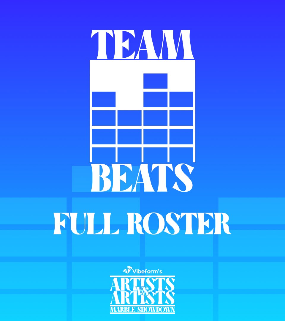 Let's make some noise! Legend says that this team consisted of many talented artists who make phenomenal, eye-popping music of many different genres that capture people's ears with outstanding sounds and production.

Let's meet the full roster for #TeamBeats!