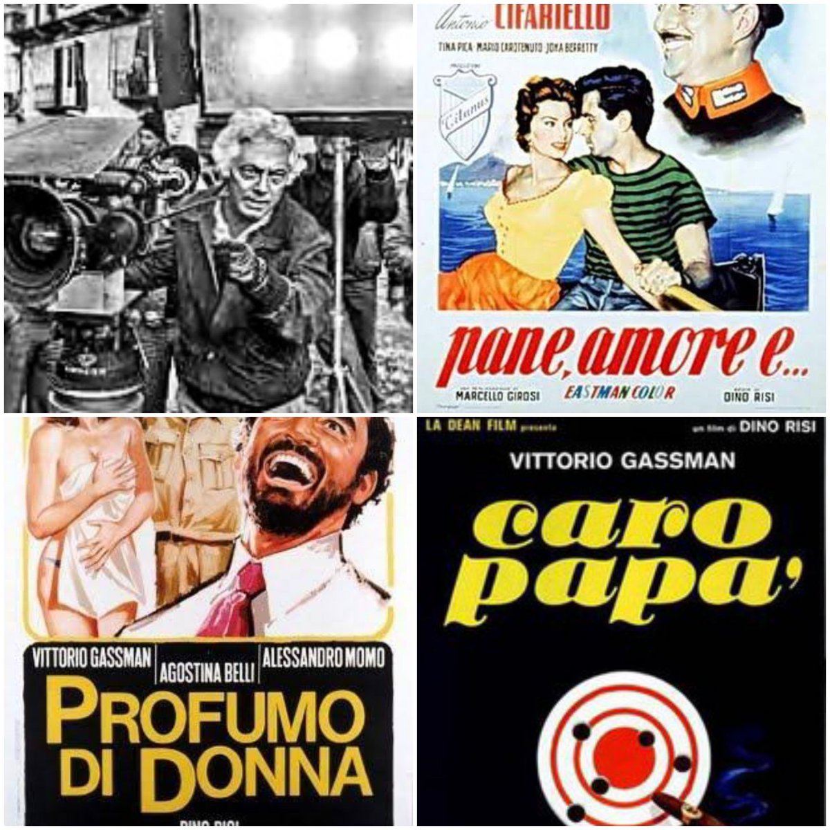 Dino Risi, director de cine 🇮🇹🎥, nace el #23Diciembre de 1916. Uno de los maestros de la comedia italiana 🎬 #FelizSábado