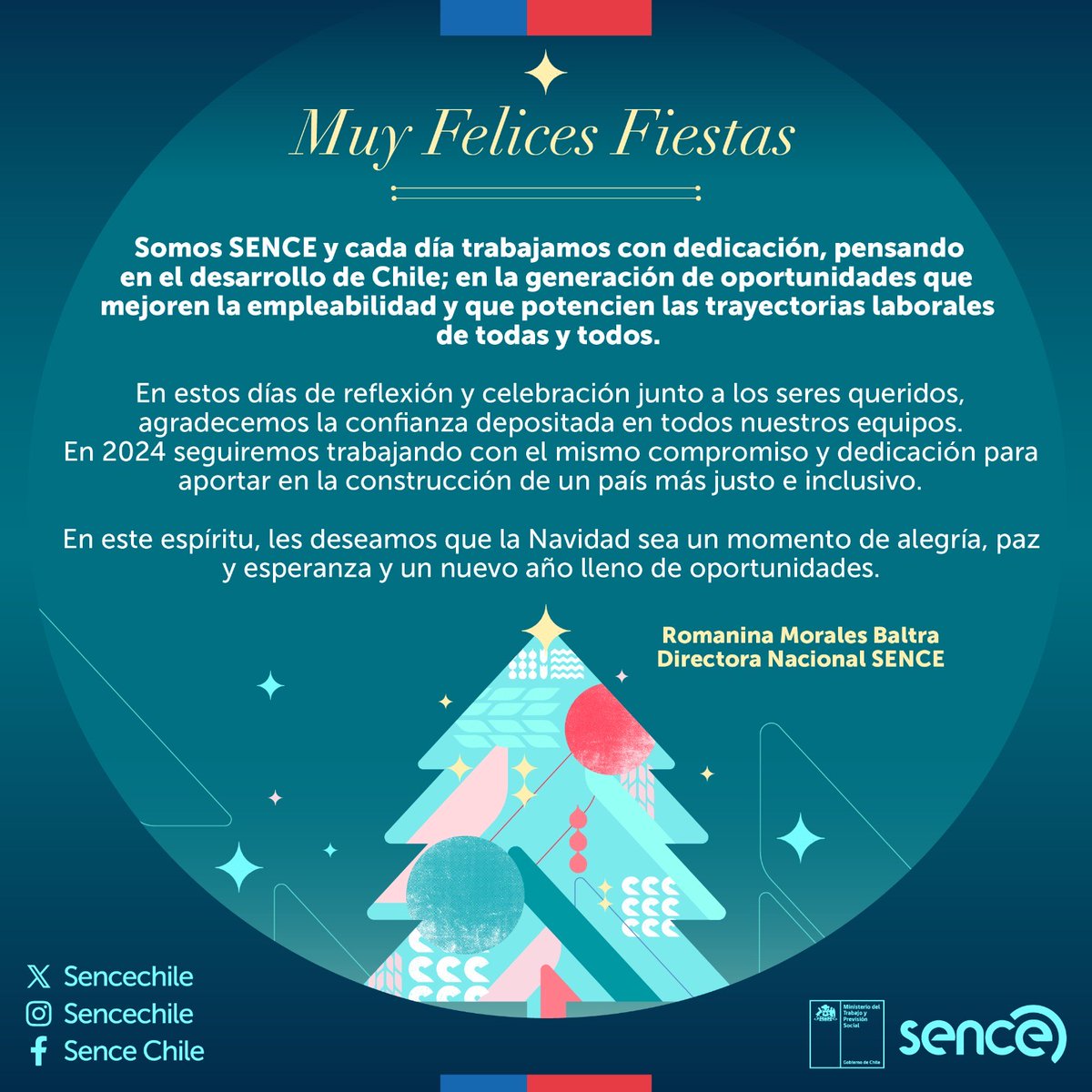 ¡Que esta navidad sea un momento de amor, unión y felicidad junto a tus seres queridos! 

FELIZ NAVIDAD LES DESEA SERVICIO NACIONAL DE CAPACITACIÓN Y EMPLEO 🌲✨🌟