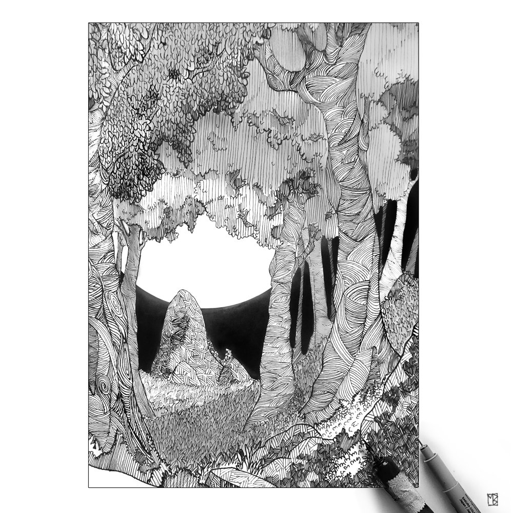massis_a's tweet photo. "Era uma vez, uma floresta...."
#ink #drawing https://t.co/QhBsAAVcXR