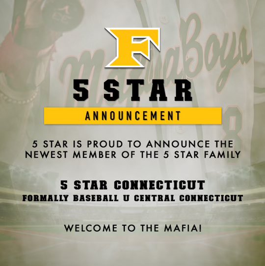 5 Star National (@5starnational) on Twitter photo ⭐️5 Star Connecticut⭐️
We would like to give a warm welcome to the newest addition to 5 Star!
#maFia
<a href="/coachmarcushill/">Coach Hill</a>
<a href="/berealrival/">Kevin Rival</a>
@baseballucct
<a href="/5StarNationalMA/">5 Star National Mid - Atlantic</a> ⭐️5 Star Connecticut⭐️
We would like to give a warm welcome to the newest addition to 5 Star!
#maFia
<a href="/coachmarcushill/">Coach Hill</a>
<a href="/berealrival/">Kevin Rival</a>
@baseballucct
<a href="/5StarNationalMA/">5 Star National Mid - Atlantic</a>