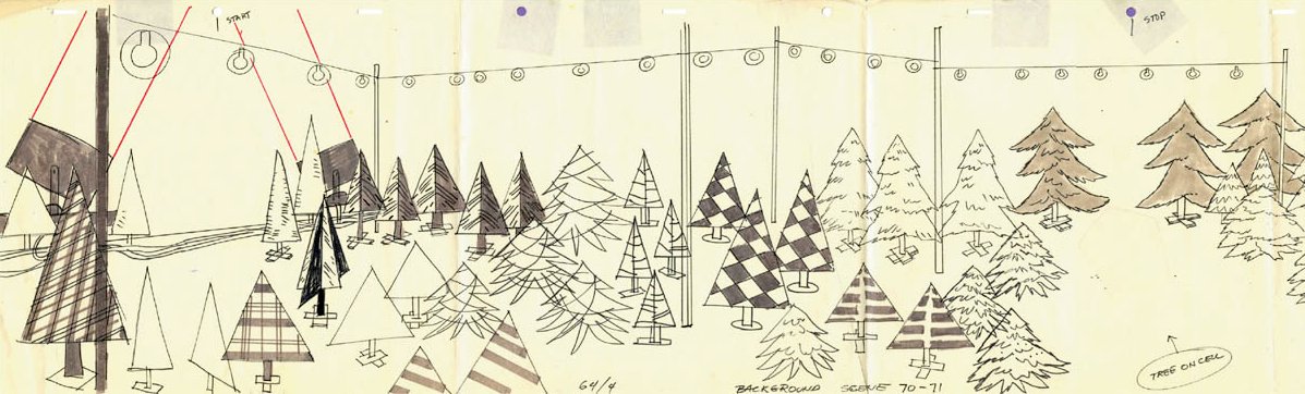 ani_obsessive's tweet photo. Production art from A Charlie Brown Christmas (1965), dir. Bill Melendez, Lee Mendelson Film Productions https://t.co/3ZHyar5qrJ