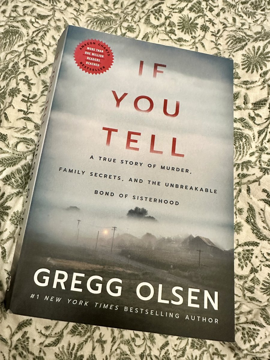 Momma got me a new book for Christmas. I’m starting it now! #truecrime #booklover #alwaysreading #GreggOlsen #IfYouTell <a href="/gregg_olsen/">Gregg Olsen | Notorious USA</a>