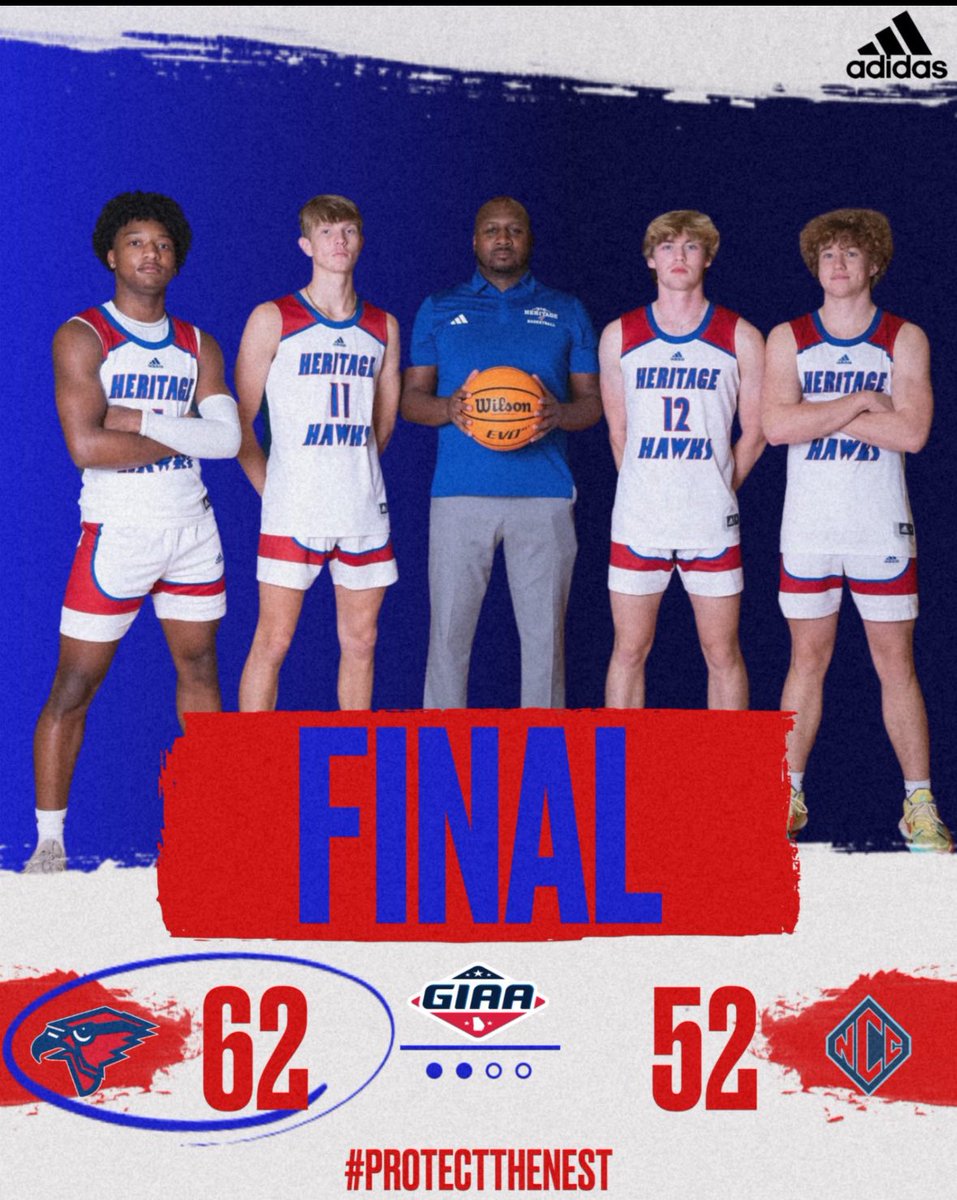 The Heritage School Basketball (Newnan) (@ths_hawksmbb) on Twitter photo Final Score:
THS - 62
NCCS - 52
Sam Mead - 18pts
Max Skidmore - 17pts
Mason Bolinger - 10pts
Ian Hall - 10pts
Barron Ofosu -Kwarteng - 7pts
#ProtectTheNest π΅π΄π
<a href="/LemonStClassic/">Lemon Street Classic</a> Final Score:
THS - 62
NCCS - 52
Sam Mead - 18pts
Max Skidmore - 17pts
Mason Bolinger - 10pts
Ian Hall - 10pts
Barron Ofosu -Kwarteng - 7pts
#ProtectTheNest π΅π΄π
<a href="/LemonStClassic/">Lemon Street Classic</a>