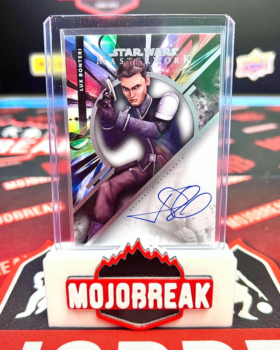 mojobreak_com's tweet image. You know we love our Star Wars! Check out these BEAUTIES pulled out of 2023 Star Wars Masterwork! Autos, Sketch Cards, and MORE! So Dope! If you like these products like we do, hit the link in the bio and may the force be with you!

#mojobreak #starwars #masterwork #hits #boom