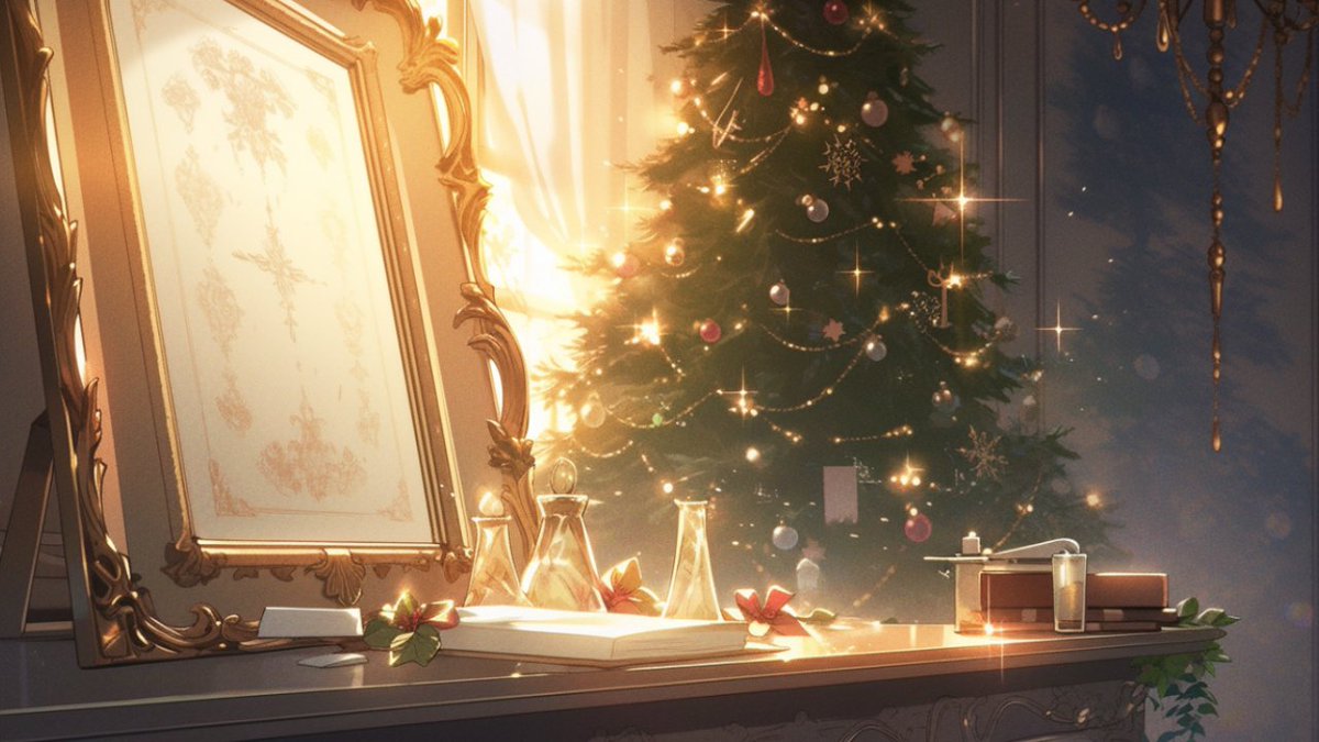 ／
🎁今回は、クリスマスの背景素材を作成しました！🎄
＼

祝福をテーマに特別感のある雰囲気を意識しました！
↓ツリーにおまけ3枚あります‼️

いいね♥️とRT🔃で使用OK！✨
（フォローもしてくれたら大変喜びます💘）

#Vtuber素材 #フリー素材 #IRIAM素材 #素材配布