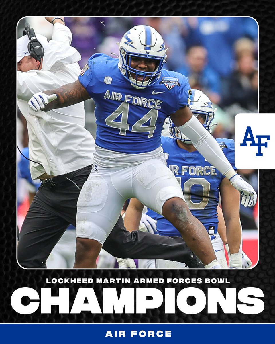 ESPNCFB's tweet photo. Air Force has now won FIVE STRAIGHT bowl games ✈️ https://t.co/bwqkWOhxqF