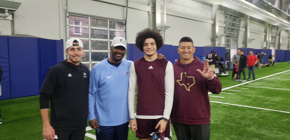 Enjoyed watching TX State and our own Kylen Evans practice for their bowl game today!