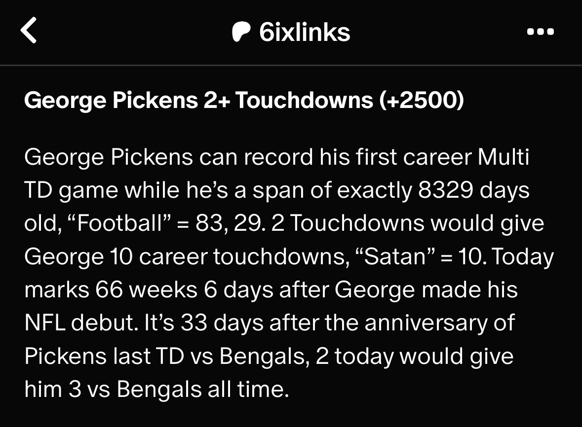 6ixlinks's tweet photo. #Gematria #HereWeGo #NFL🎄🎁 https://t.co/JcUA8DgTXp