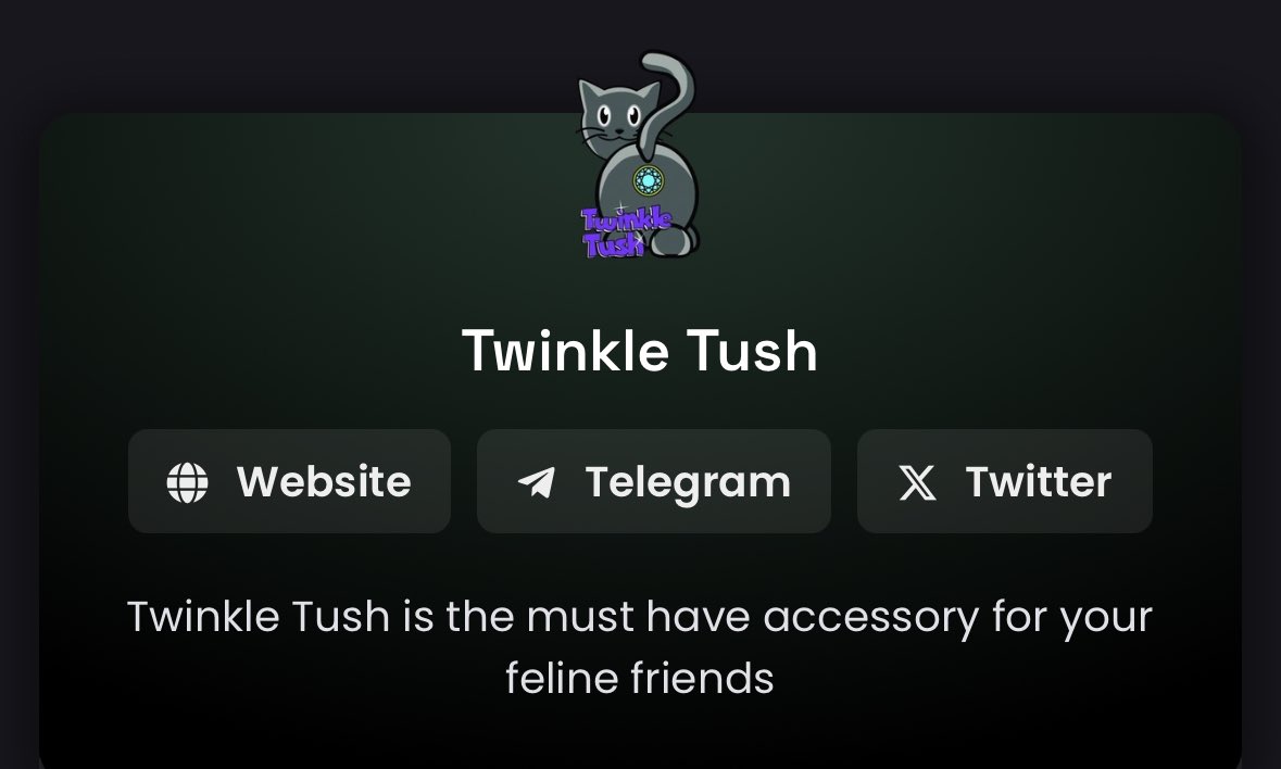 TwinkleTushSol's tweet photo. DexScreener officially updated!! Purrrfect

https://t.co/CHqbYcBpt8 https://t.co/tDMtBLwEHl