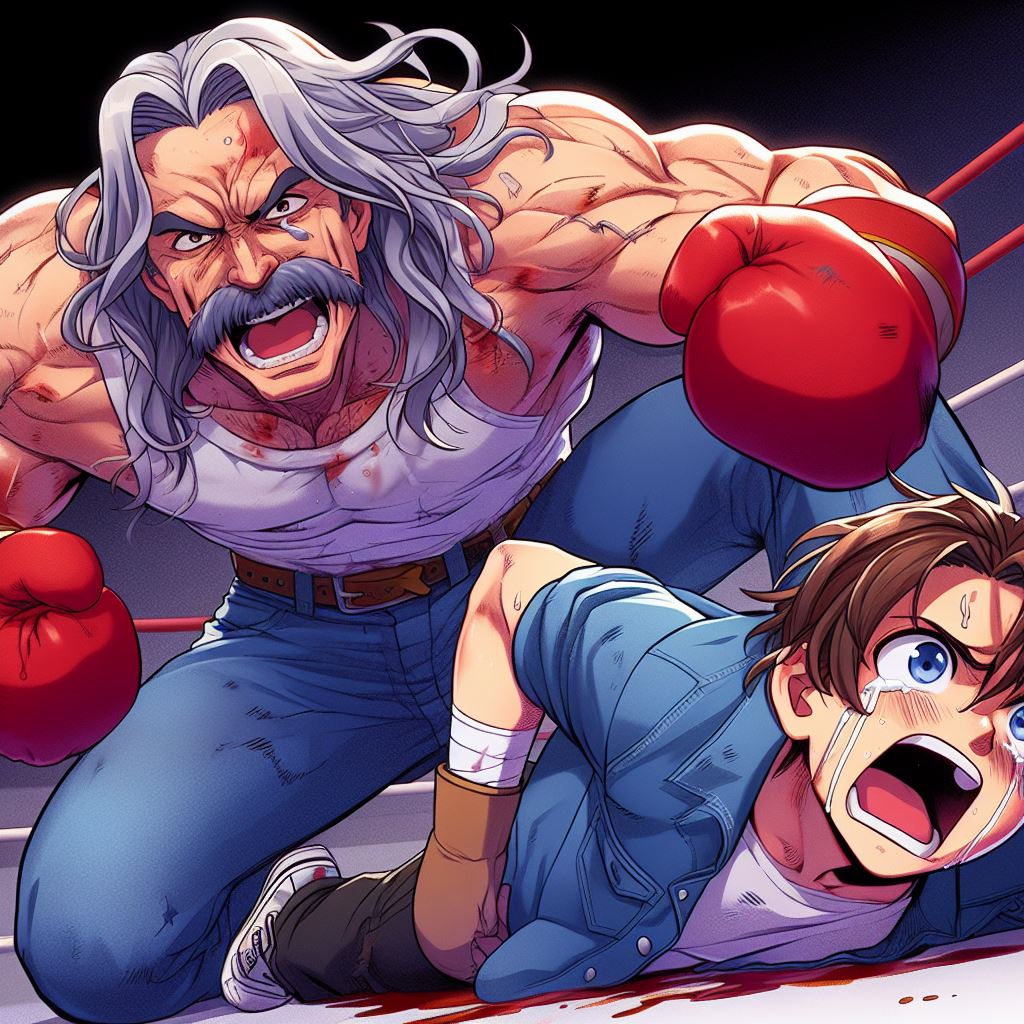 Dad Punishing His Son