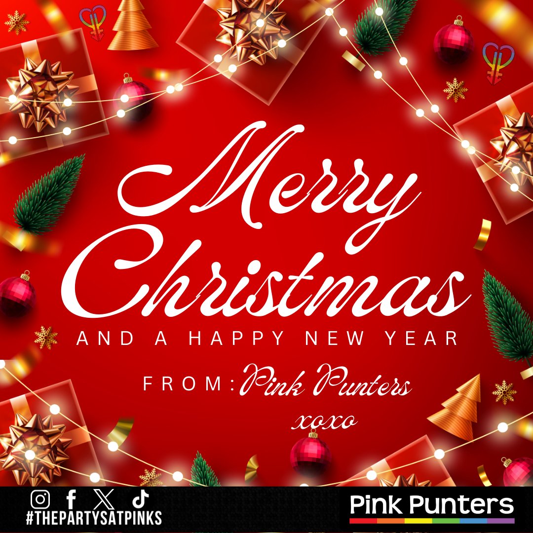 Wishing all our amazing customers a super merry Christmas filled with lots of joy, dancing, and good vibes! 🎄🎉 And here's to a Happy New Year filled with even more laughter and  parties at Pink Punters ! 🥳
Tonight , we're getting festive till 6:30 am ! Get down here ASAP !💃