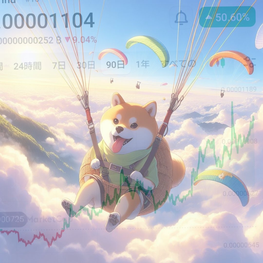 HZ43229714's tweet photo. Come on, let's rise as high as we can 🪂🦮✨
#shib
#shibamy https://t.co/mLwQqk63o2