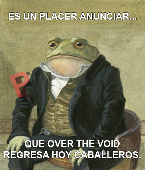 ProyectoFlower's tweet photo. Es hoy caballeros... #OverTheVoid https://t.co/WgnyTifKOu
