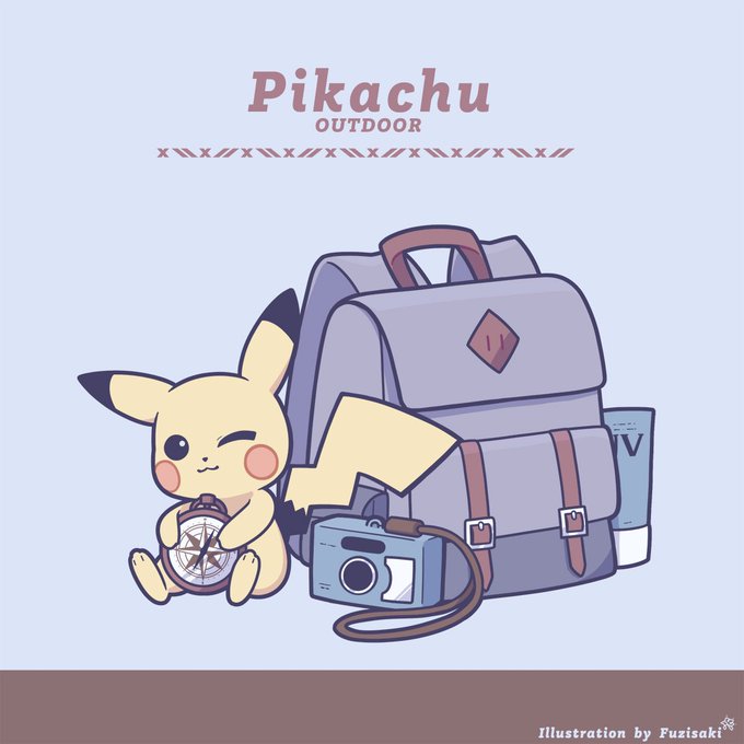 「pikachu sitting」Fan Art(Latest)