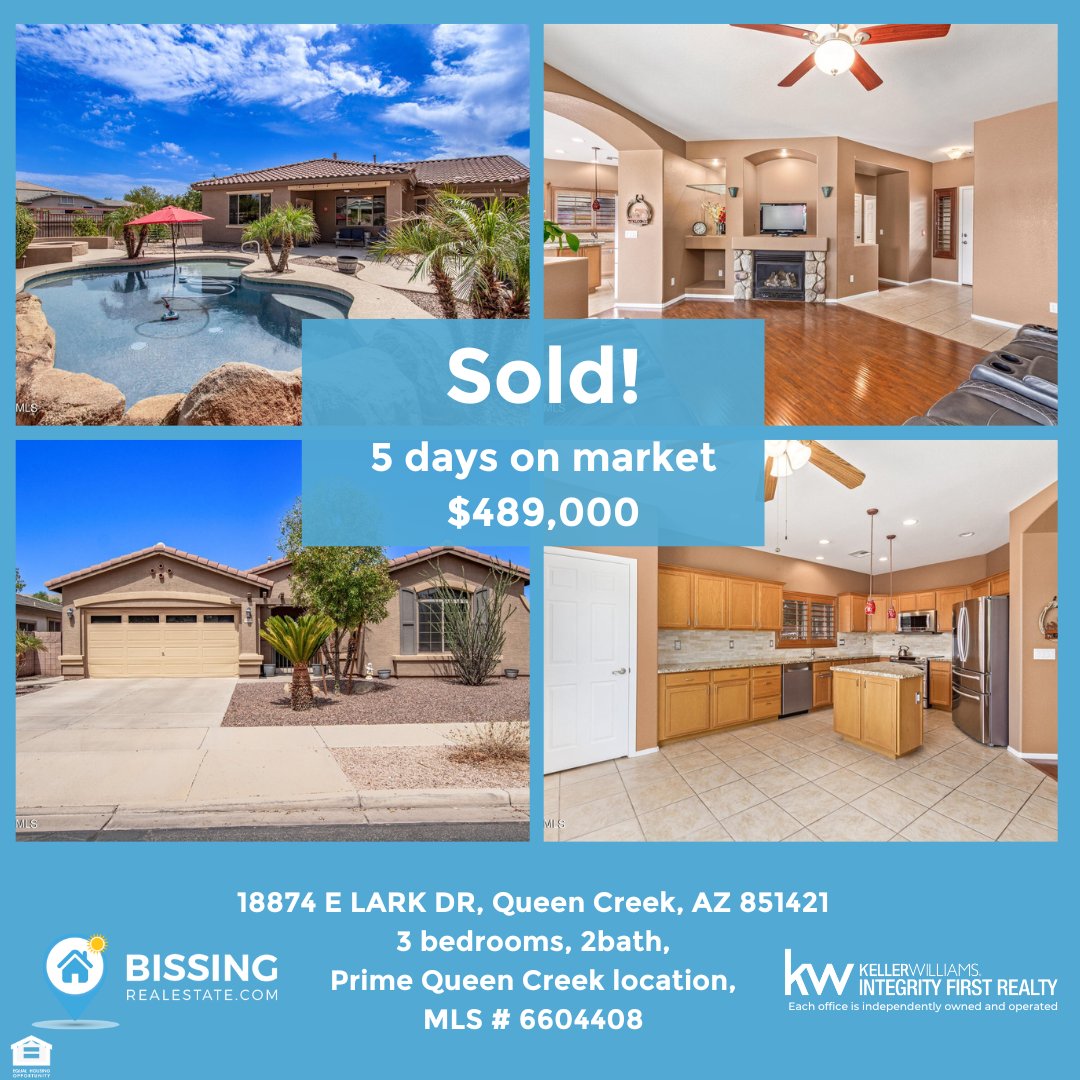 So happy for my clients to help them find a new home !📷📷📷📷
#househunting #arizona #propertyhunting #homeownership #buyingahome #azrealestate #mesarealestate #gilbertrealestate #chandlerrealestate #queencreekrealestate #relocationspecialist #movingtoarizona #singlelevelhomes