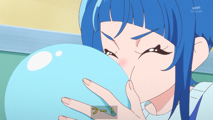 酸欠になるー #nitiasa #precure 