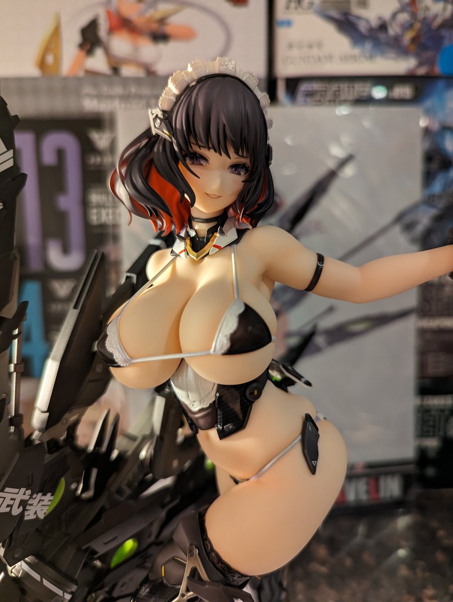 PyroMaids's tweet photo. She's finally home! She's so beautiful! 😭
I love her so much! She's my holy grail figure
Javelin by @beyond_the_2D 
彼女はついに家に帰りました！ 彼女はとても美しいです！  😭
 彼女が大好き！ 彼女は私の聖杯の置物です
Nidy-2D のJavelin
#メイド #冥途武装 #figurecollection #maid https://t.co/rxghUM58HZ