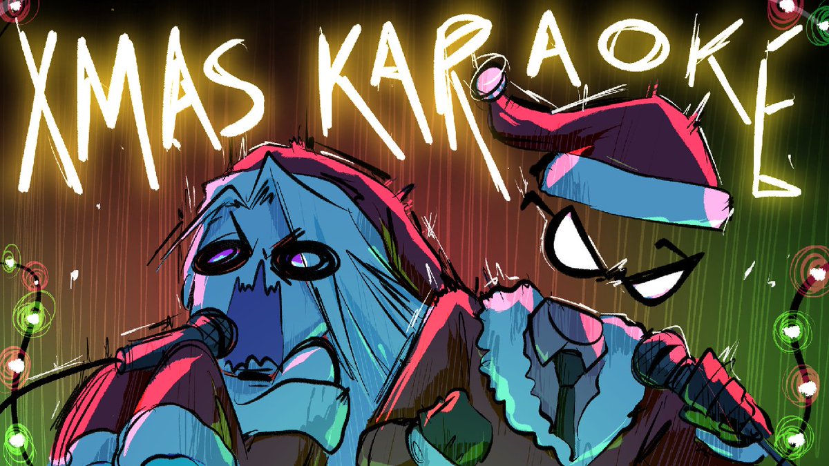 CaecusG's tweet photo. Wanna hear me sing? If not you probably wanna hear amity sing. So come to my channel at 7pm PsT for my Christmas Karaoke! https://t.co/kIlThp2UG3