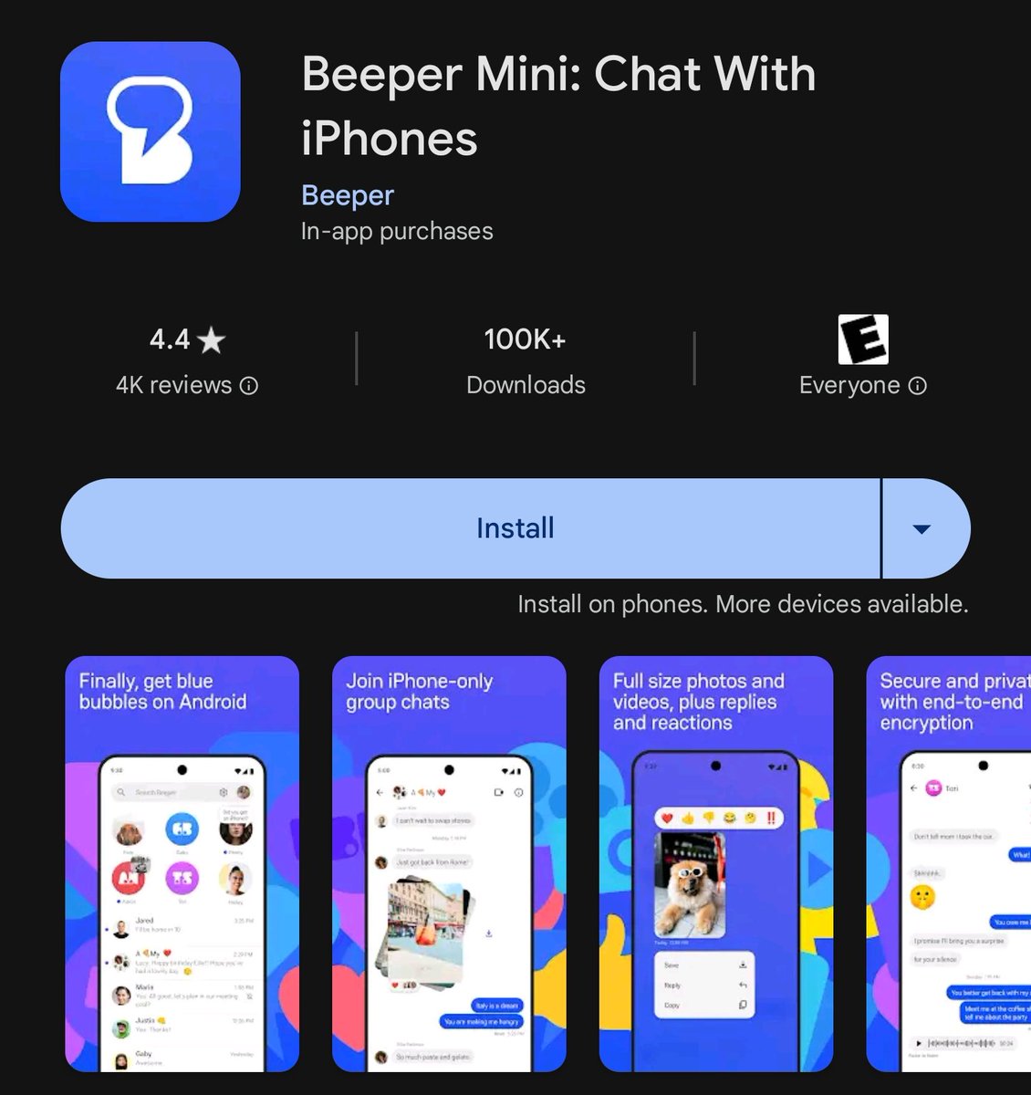 fabrizio_degni's tweet photo. Do you know #Beeper? It's an universal messaging app which support #Whatsapp, #iMessage, #Telegram and many others #IMs. The #BeeperMini edition was allowing #Android users to send/receive messages to #Apple's iMessage ones until... Apple shut down it.
https://t.co/6qUxG4omoj https://t.co/pmvesYTf3H