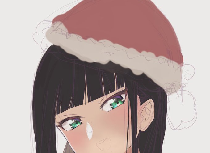 「黒髪 クリスマス」のTwitter画像/イラスト(新着)｜5ページ目