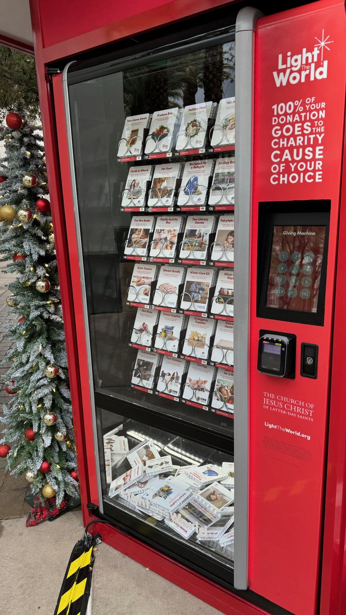 Light up the world at The District at Green Valley Ranch! Visit the @givingmachineslasvegas, where you can easily donate to SafeNest. Pick essential items from the vending machine, and 100% of your contributions directly support SafeNest.