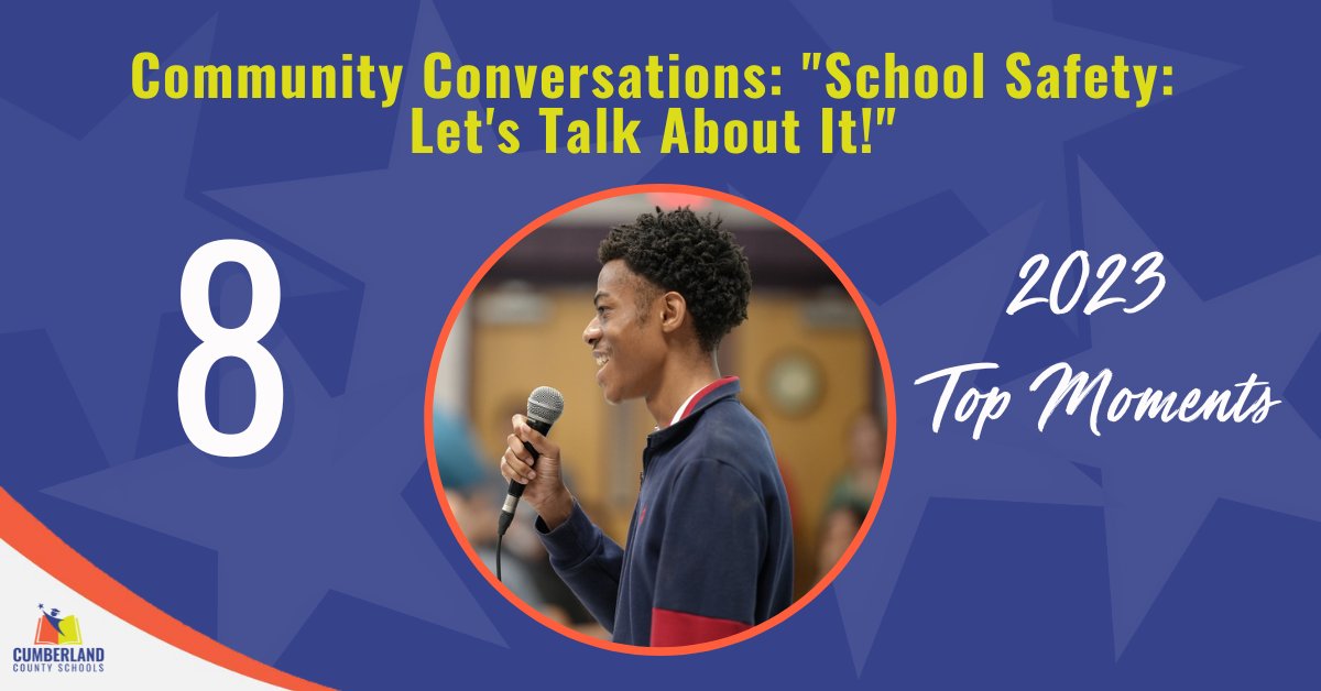 CCS' Top 10 Moments in 2023: More than 200 district and community leaders, law enforcement officers, families, educators and students took part in CCS' Community Conversations forum titled 'School Safety: Let's Talk About It!'