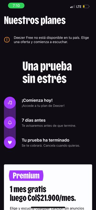 Los de Dezzer como que est&aacute;n millonarios que no hacen cuentas FREE https://t.co/HlGxtTdafm<a href="/tag/nuevafotodeperfil"class="tags"><span>#nuevafotodeperfil</span></a>